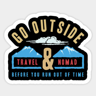 Travel And Nomad Sticker